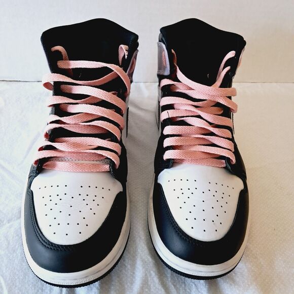 Nike Air Jordan 1 Mid SE Zen Master Black White Bleached Coral Men 9.5 Women 11 main image 6